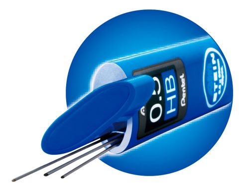 Minas pentel ain stein 0.5 hb estojo com 40 minas , Pentel , 77842 , 4902506079251